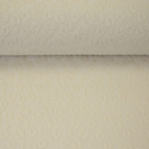 Jacquardjersey Baumwolle - "Lemgo" - natur