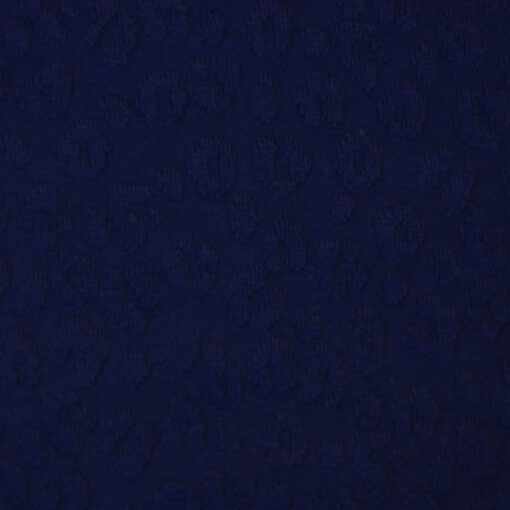 Jacquardjersey Baumwolle - "Lemgo" - dunkelblau