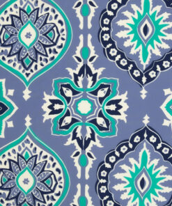 Viskosewebstoff - "Donna" Ibiza - blau