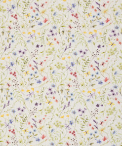 Baumwolle - Blümchen - weiss / bunt