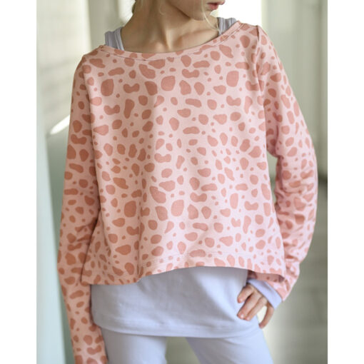 Modal Sommersweat - "Aislingen" Giraffe - apricot