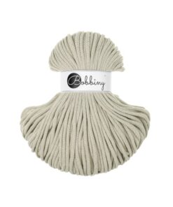 5 mm PREMIUM - Makramee Kordel / Schnur von Bobbiny - pale olive
