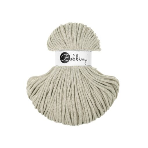 5 mm PREMIUM - Makramee Kordel / Schnur von Bobbiny - pale olive