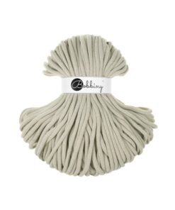 9 mm JUMBO - Makramee Kordel / Schnur von Bobbiny - pale olive