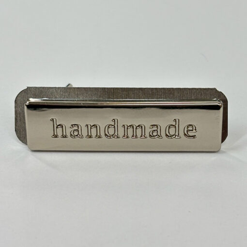 Metall Handmade Label - nickel