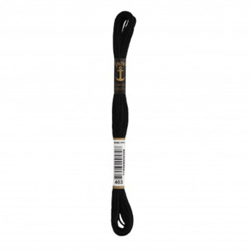 Anchor Sticktwist - schwarz 0403