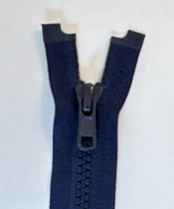 Krampenreissverschluss 5 mm - teilbar - dunkelblau 95 cm