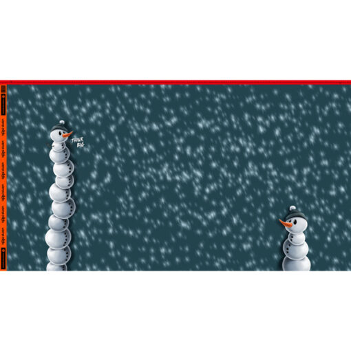 Panel - Sweat - "Winter Moods by Thorsten Berger" - Schneemann - petrol