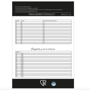 Papierschnittmuster Rock 