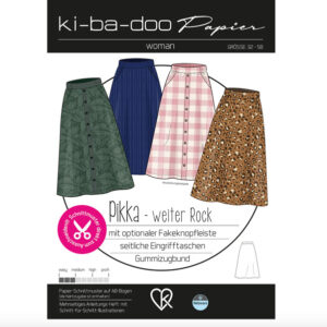 Papierschnittmuster Rock "Pikka" Gr 32-56 - Kibadoo