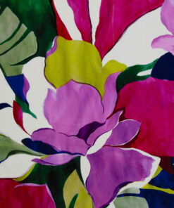 Viskose Blumen - bunt