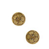 Kokosknopf 11 mm - Blume - natur