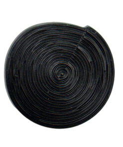 Strukturknopf 25mm - schwarz