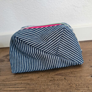 Jeans gestreift - dunkelblau