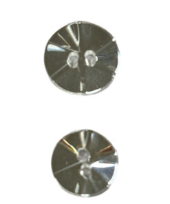 Kunststoffknopf 11, 14 und 16 mm - silber