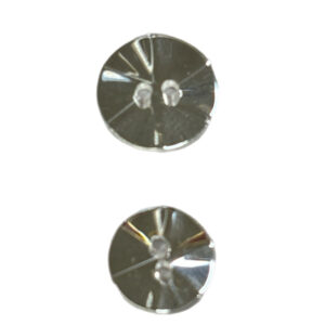 Kunststoffknopf 11, 14 und 16 mm - silber