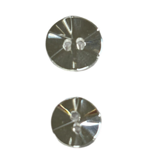 Kunststoffknopf 11, 14 und 16 mm - silber