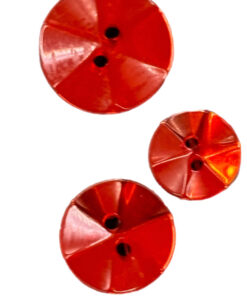 Kunststoffknopf 11, 14 und 16 mm - rot
