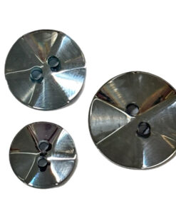 Kunststoffknopf 11, 14 und 16 mm  - grau