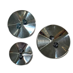 Kunststoffknopf 11, 14 und 16 mm  – grau - 14 mm