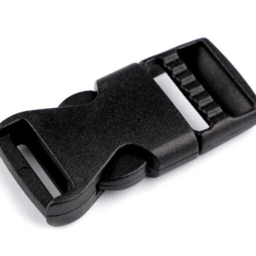 Steckschnalle 15 mm - schwarz