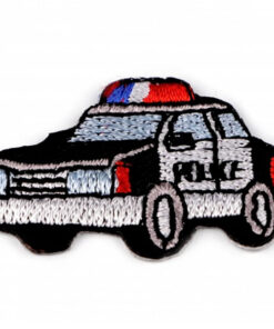 Applikation - aufbügelbar - Polizeiauto