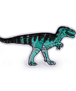 Applikation - aufbügelbar - Dino türkis