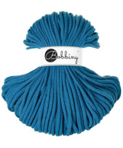 5 mm PREMIUM - Makramee Kordel / Schnur von Bobbiny - Dopamine blue