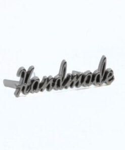 Metall Handmade Label - gunmetall