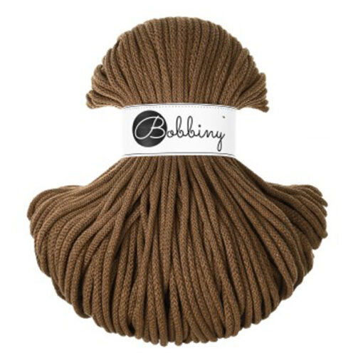 5 mm PREMIUM - Makramee Kordel / Schnur von Bobbiny - nut brown