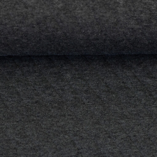 Steppjersey - "Anni melange" - uni anthrazit