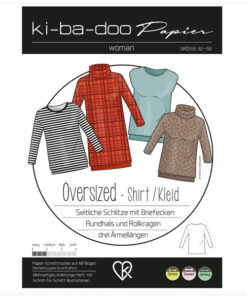 Papierschnittmuster Basic oversized Shirt / Kleid Gr.32-58 - Kibadoo