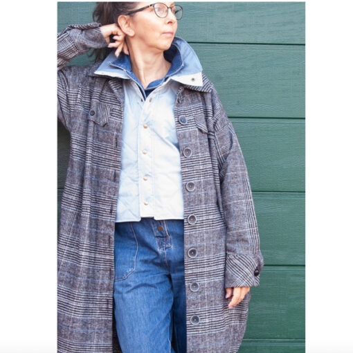 Papierschnittmuster Jackeneinsatz "Wencke" Gr S-XL - Kibadoo