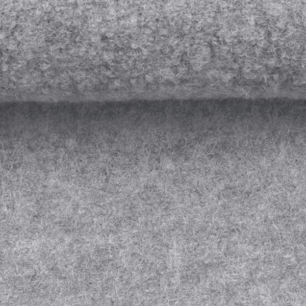 Merino Fleece - hellgrau