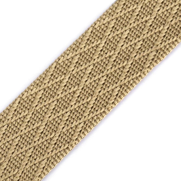 Gurtband 38 mm - natur glanz