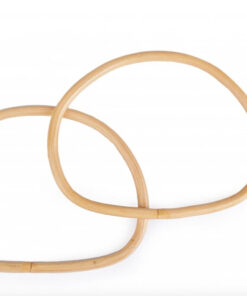 Taschengriffe 14 x 17,5 cm Bambus - natur