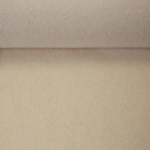 Baumwollstrick "Bono" uni - naturweiss