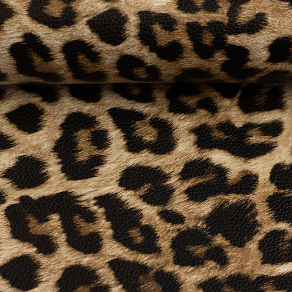 Kunstleder - "Leonardo" - Leo schwarz / braun